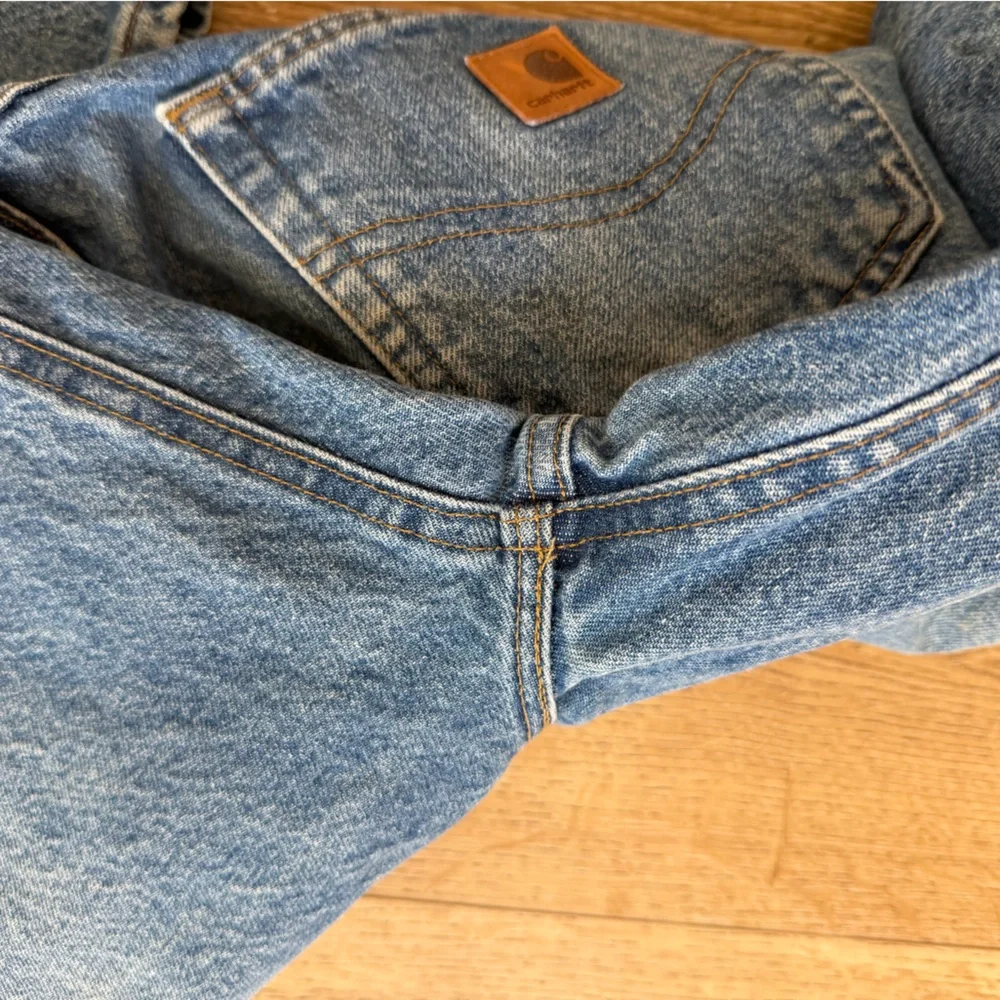 Carhartt Men's Straight Blue Jeans Traditional Fit - Picture 7 of 7